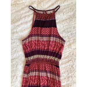 American Eagle Printed Slit Dress